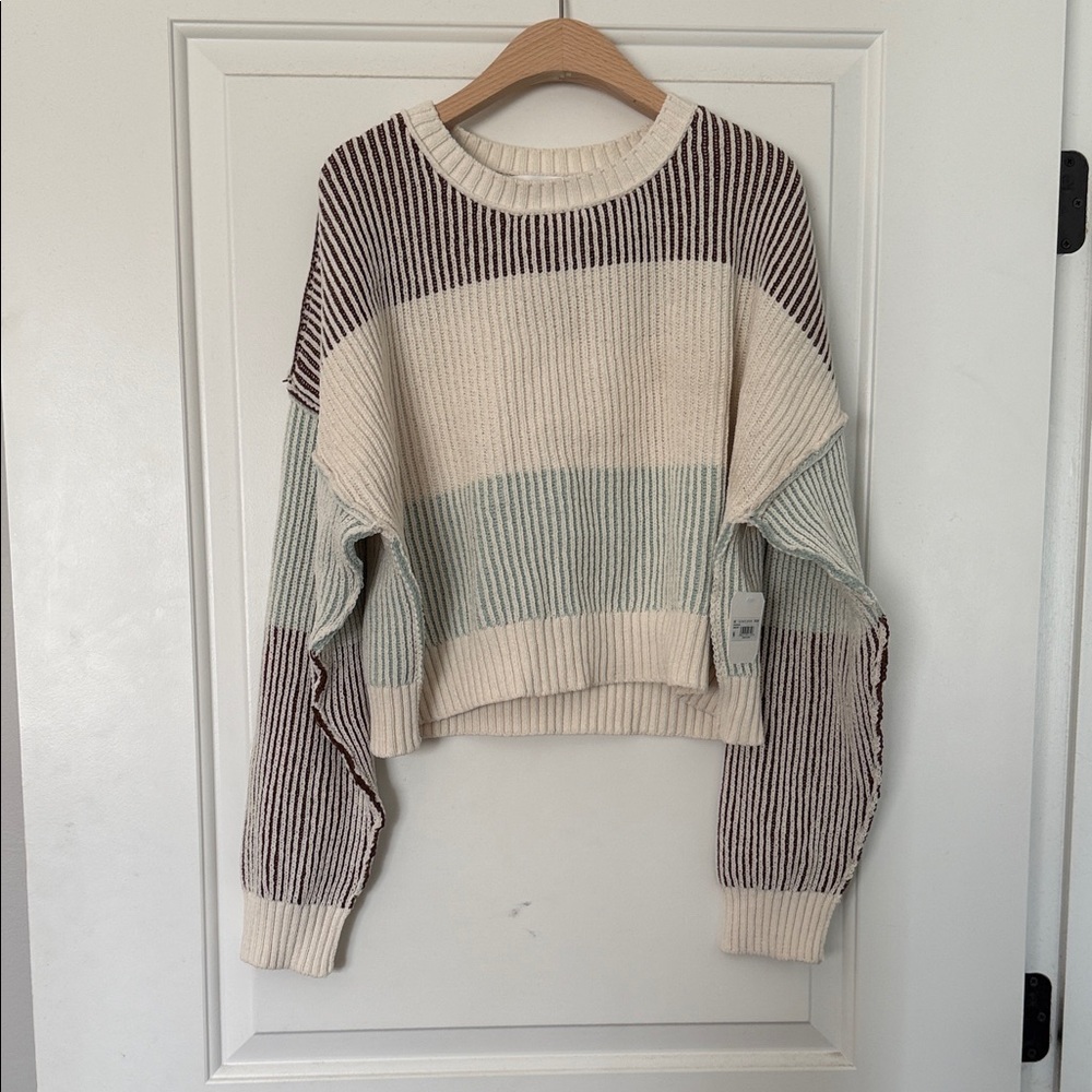 Altar'd State Multicolor Striped Sweater